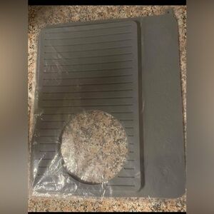 Breville Coffee Machine Cover Gray Silicone Drying Mat